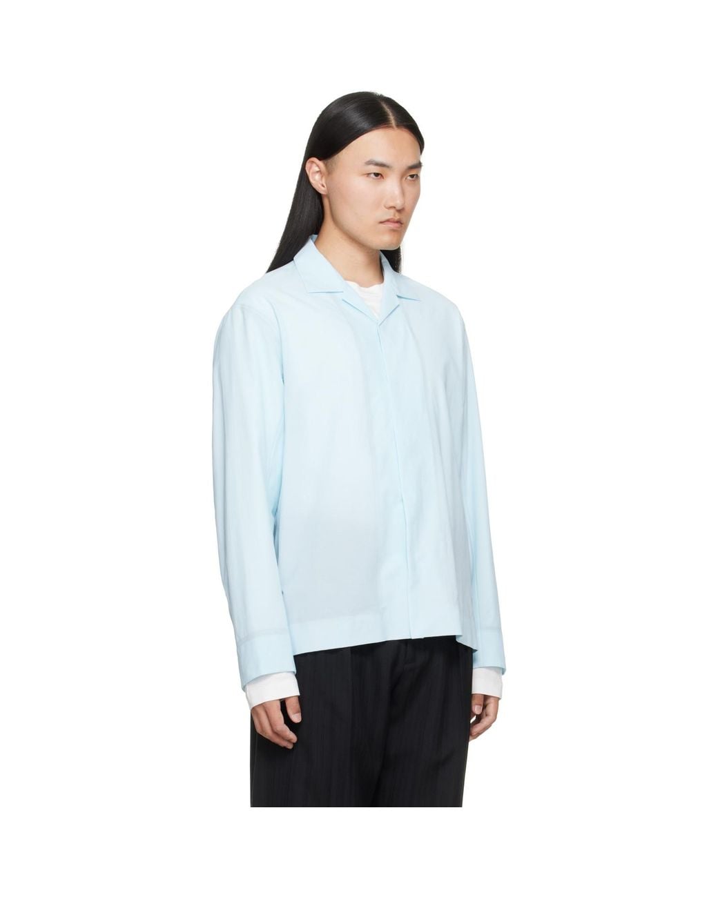 Veilance Blue Cusec Ls Shirt for men