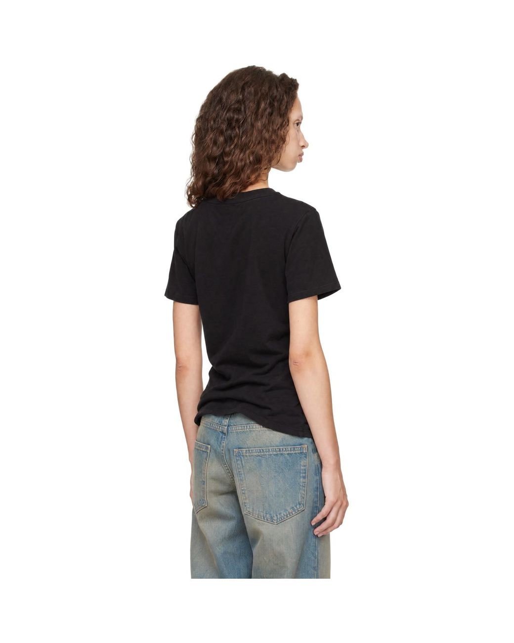 VAQUERA Black 'All Eyes On Me' Belted T-Shirt
