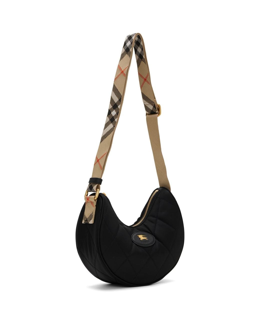 Burberry Black Horseshoe Crossbody Bag