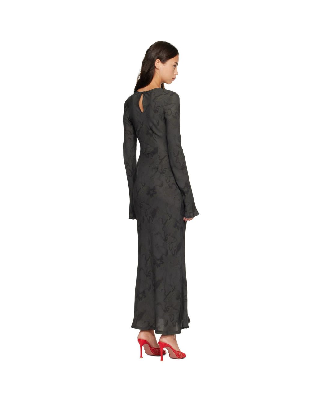 Collina Strada Black Yuri Maxi Dress