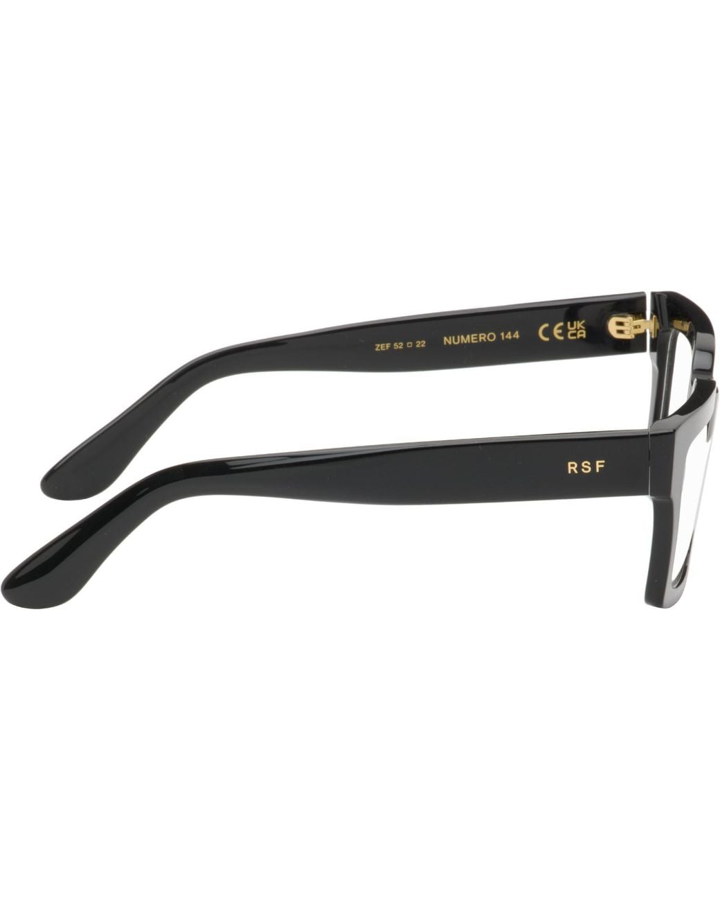Retrosuperfuture Black 'Numero 144' Glasses for men