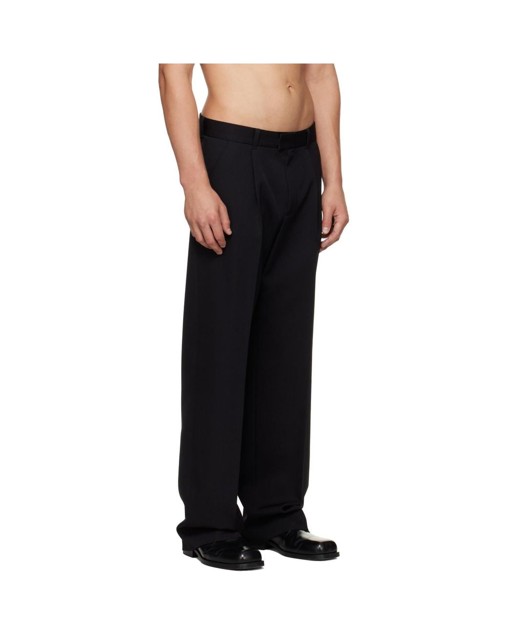 Our Legacy Black Slack Trousers for men
