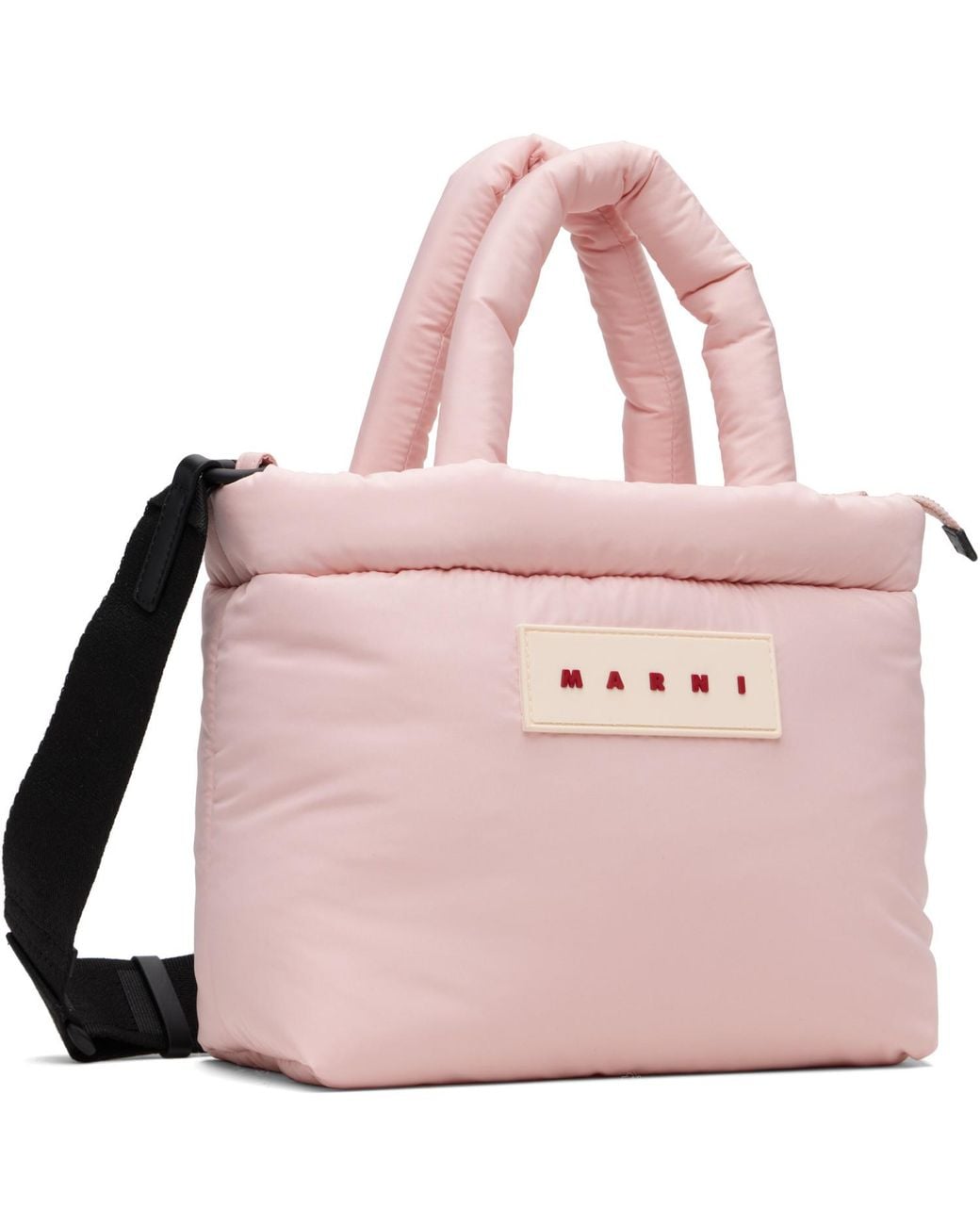 Marni Pink Puff East/West Tote