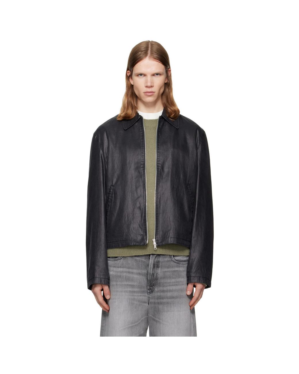 Our Legacy Black Mini Worker Jacket for men