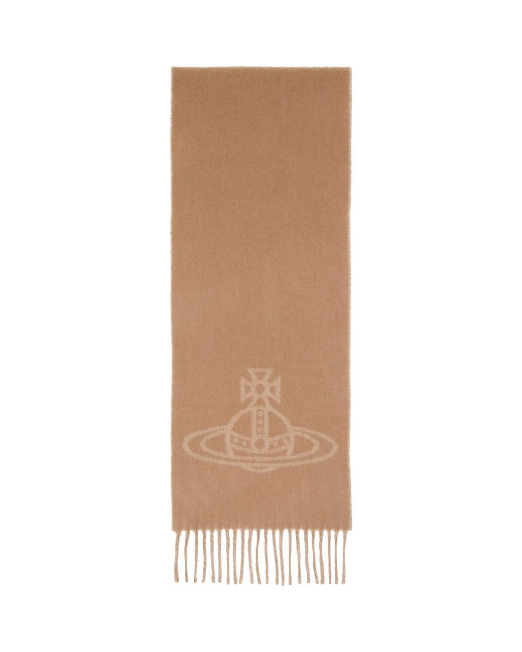 Vivienne Westwood Brown Double Face Scarf for men