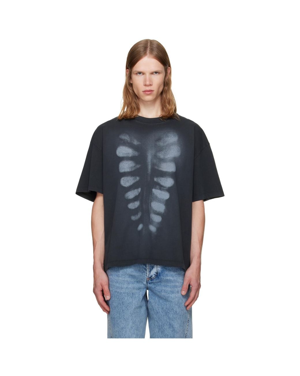 AVAVAV Blue Theo X-Ray T-Shirt for men