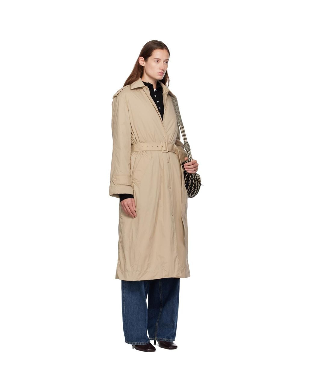 Moncler Multicolor Yevre Down Trench Coat