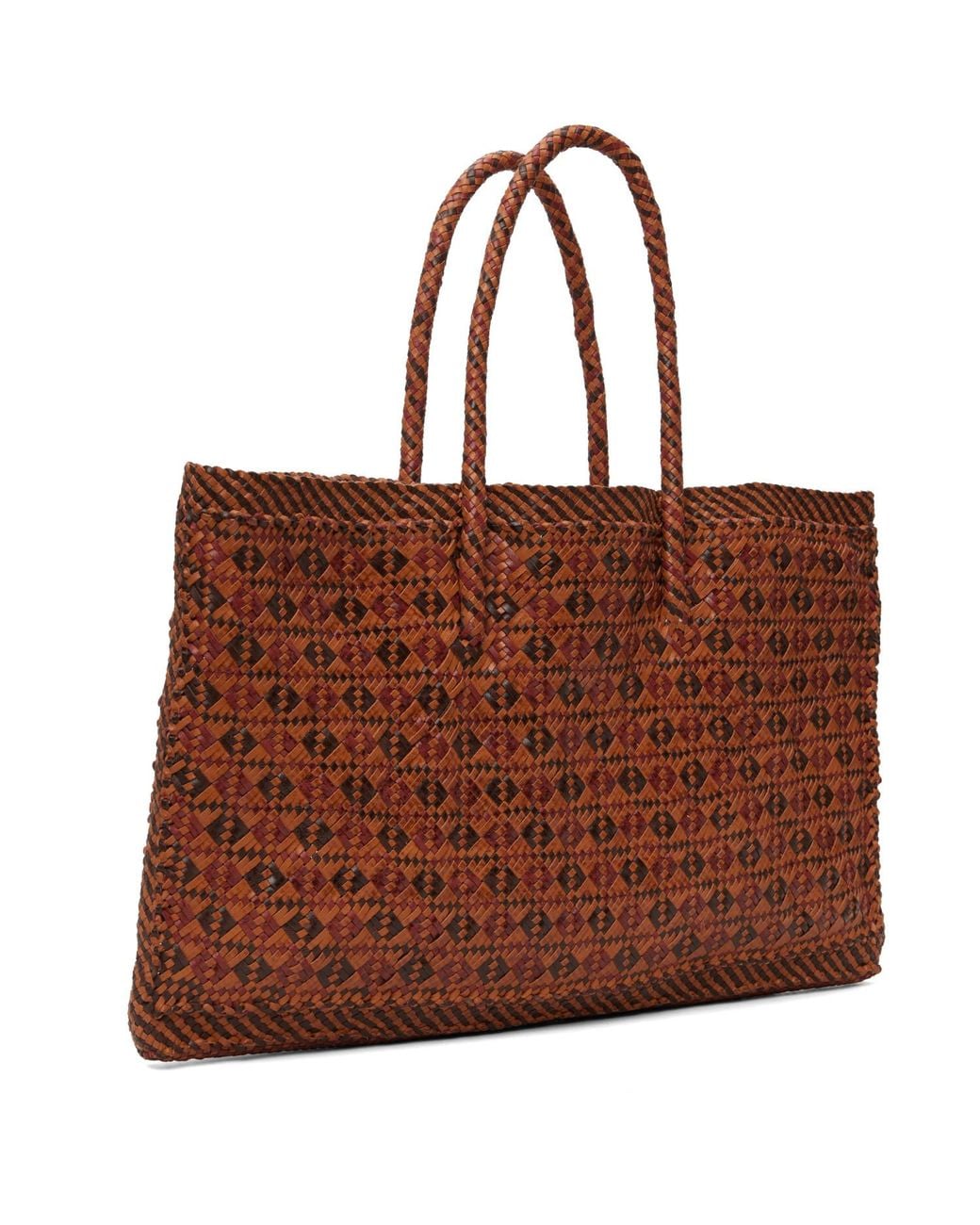 Dragon Diffusion Brown Maori Kete Tote