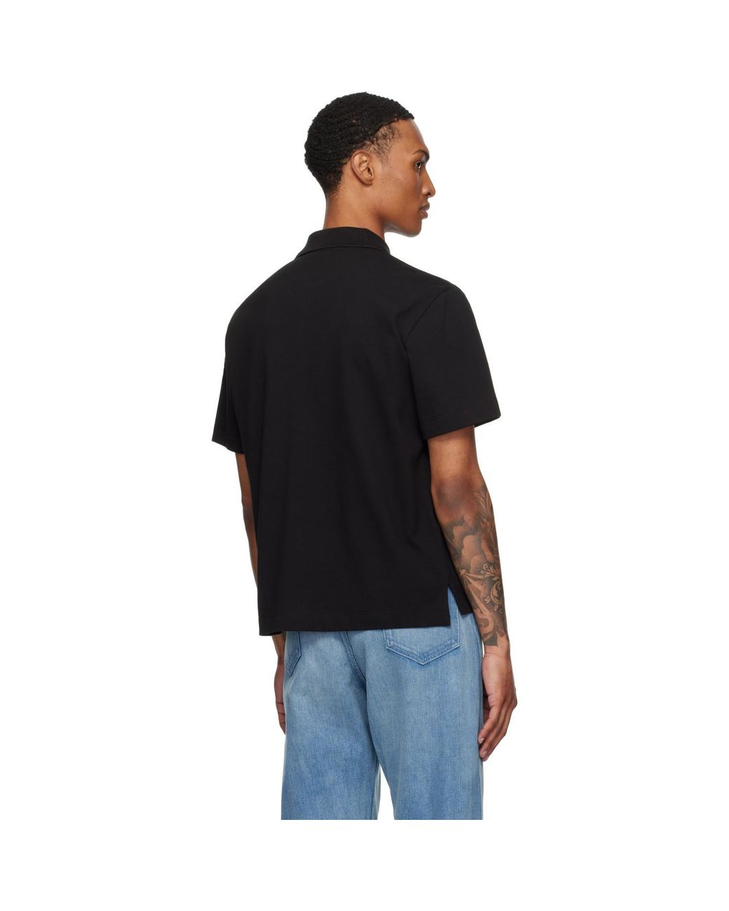 Moncler Black Archivio Creativo Polo for men