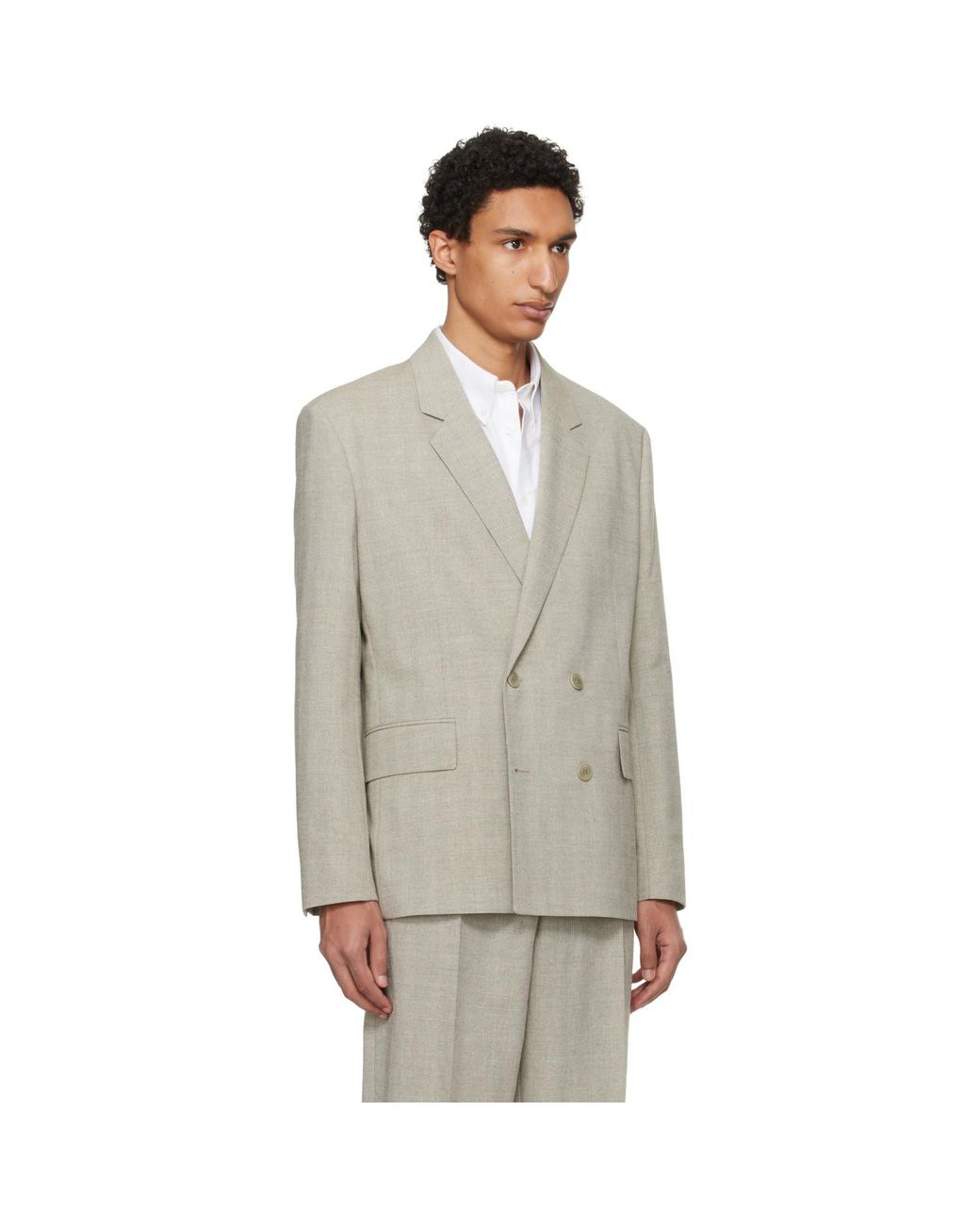 HUGO Multicolor Modern-Fit Herringbone Weave Blazer for men