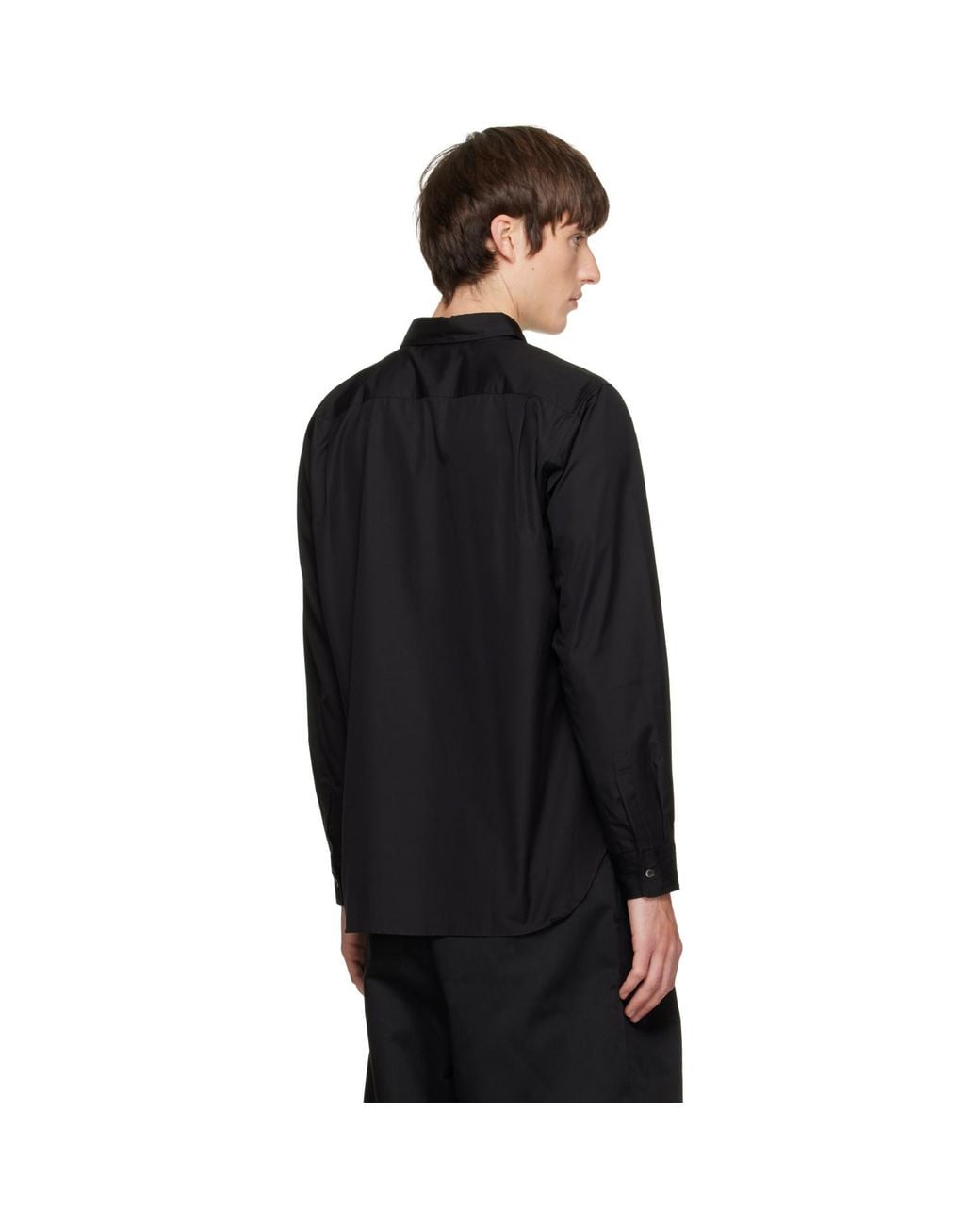 Comme des Garçons Black Cotton Poplin Shirt for men