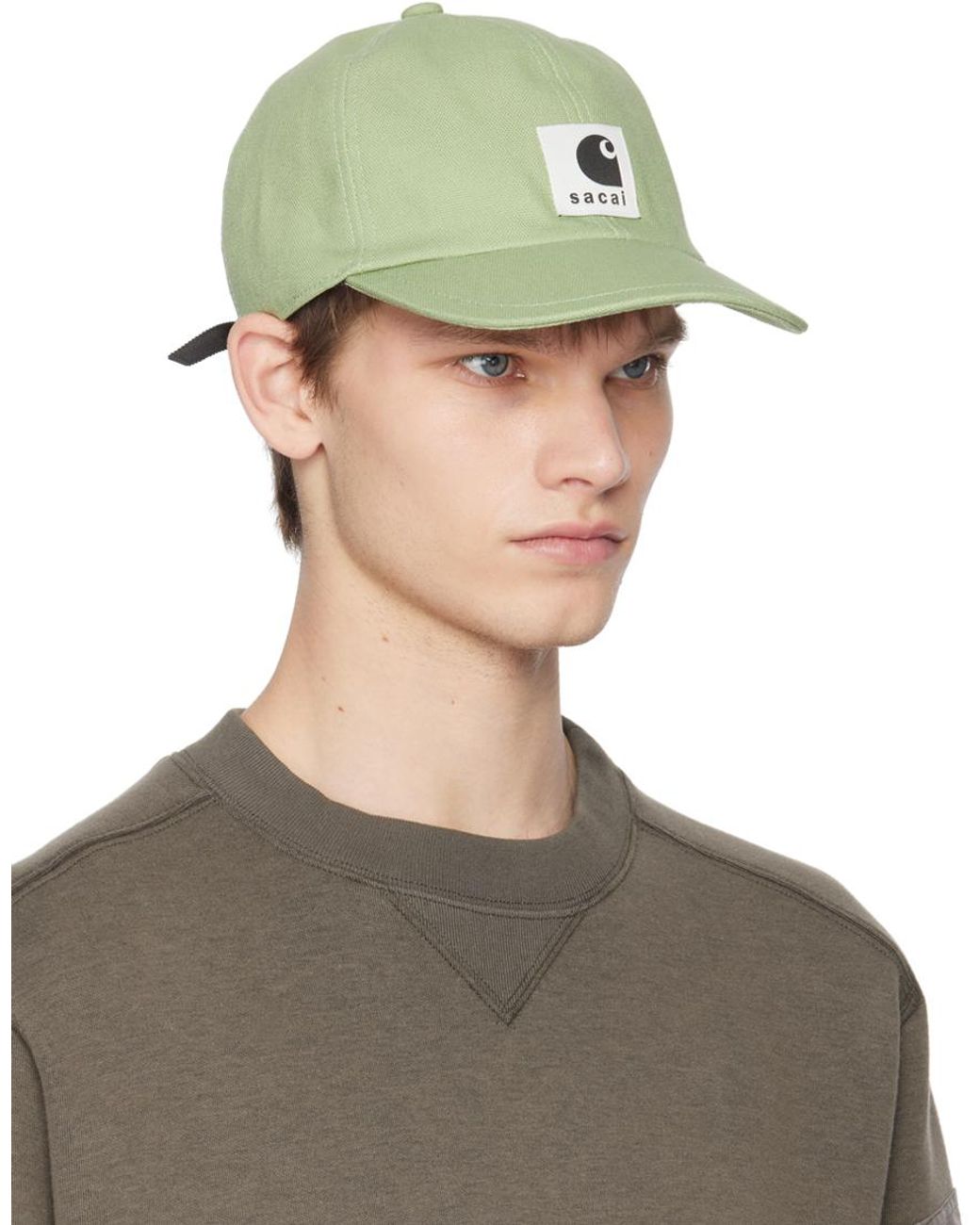 Sacai Carhartt Wip Edition Cap in Green for Men | Lyst Canada