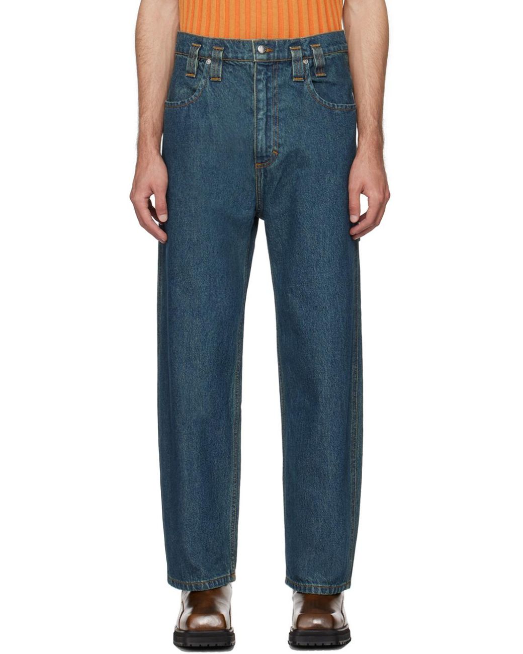 パンツ Eckhaus Latta Baggy Jean Crater 26 Eckhaus Latta Baggy Jean Crater Men | wasted hour concept
