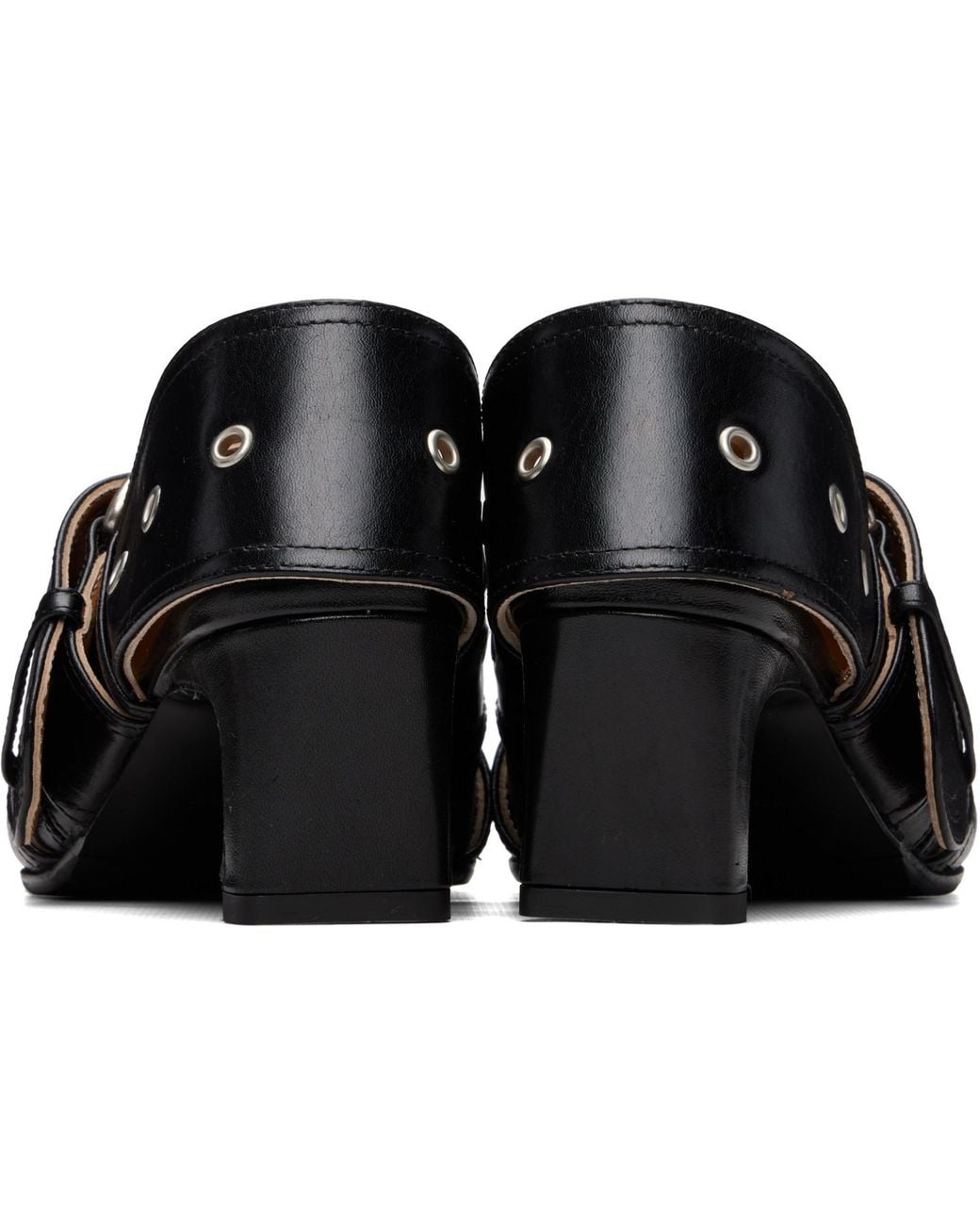 Our Legacy Black 4Cm Belt Heeled Sandals