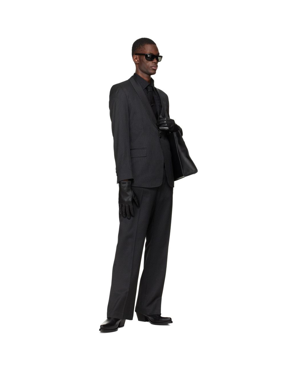 Ernest W. Baker Black Tuxedo Blazer for men