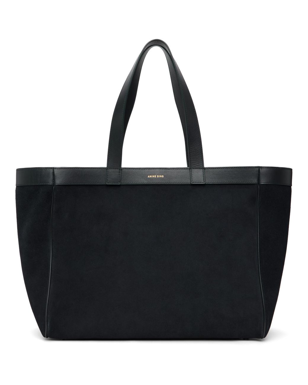 Anine Bing Black Medium Rio Tote
