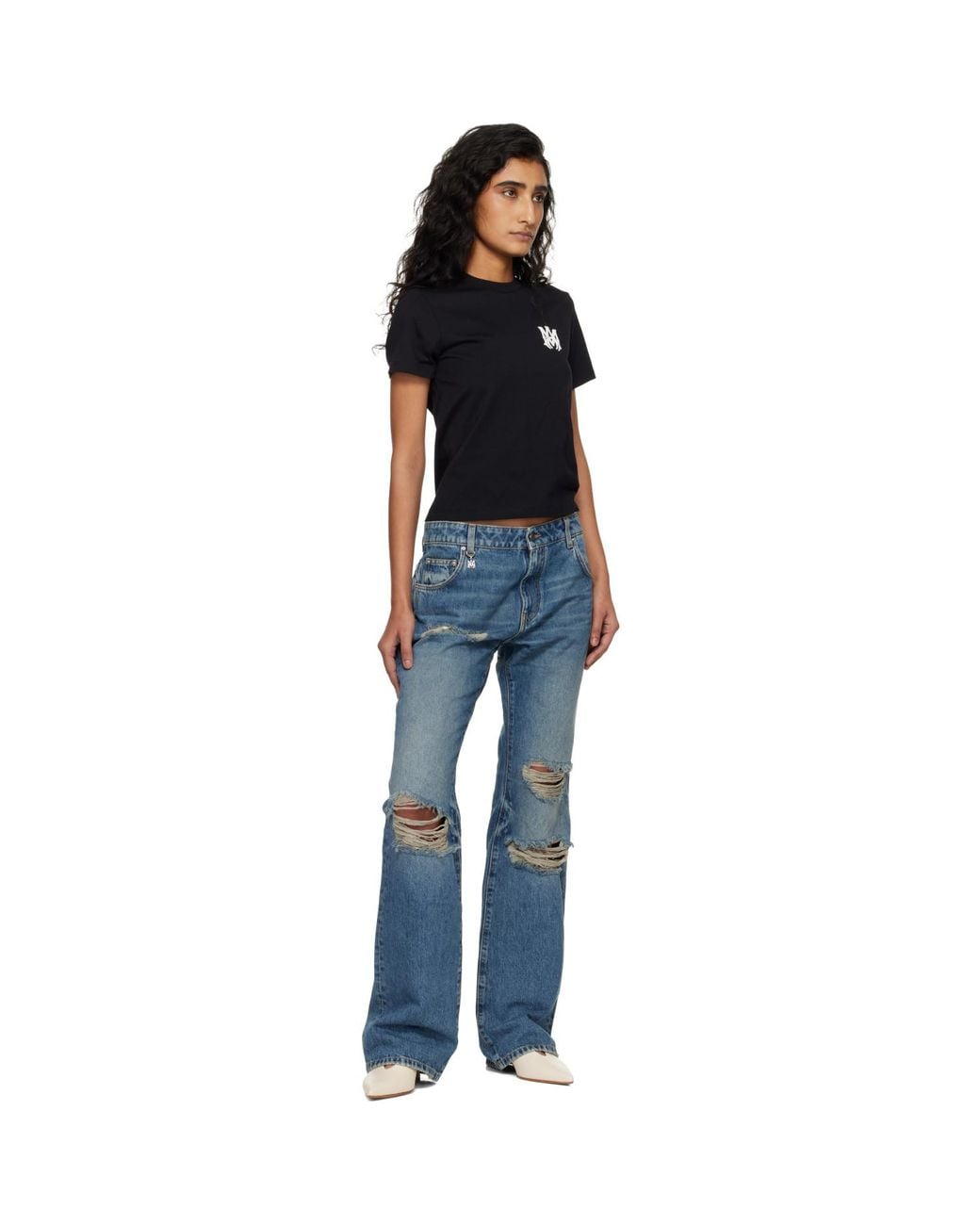 Amiri Black Ma Core Logo T-Shirt