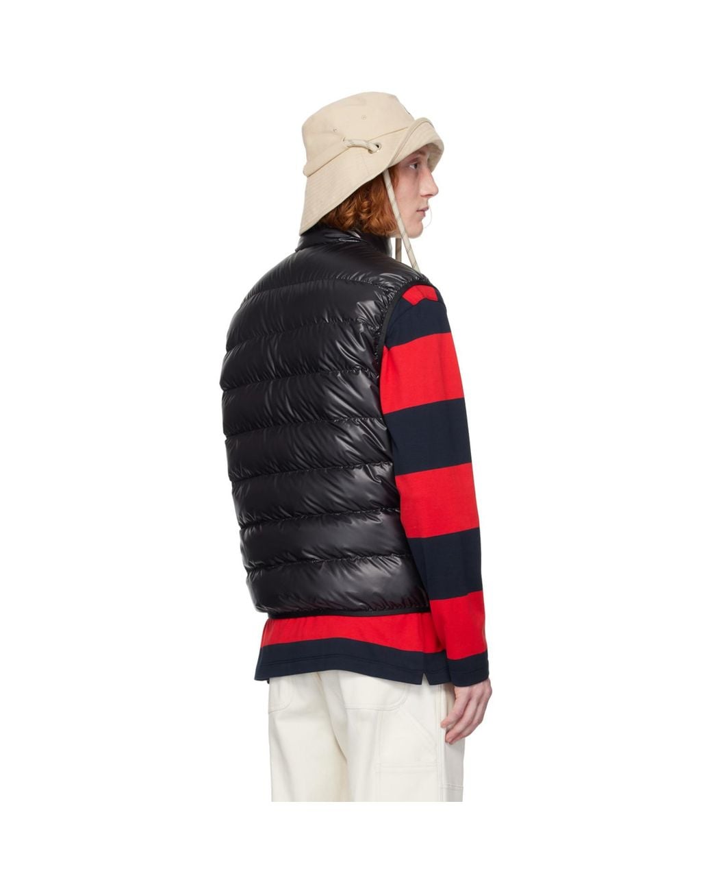 Moncler Red Aube Down Vest for men