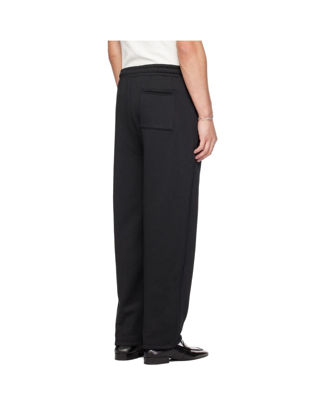 Entire studios Black Base Trackpants for men