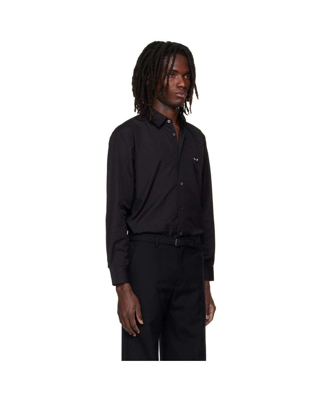 COMME DES GARÇONS PLAY Black Heart Emblem Shirt for men