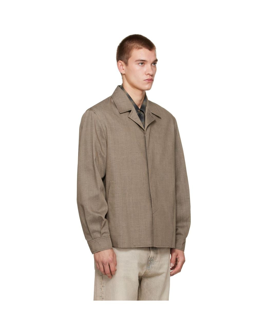 Our Legacy Brown Pack Blazer for men