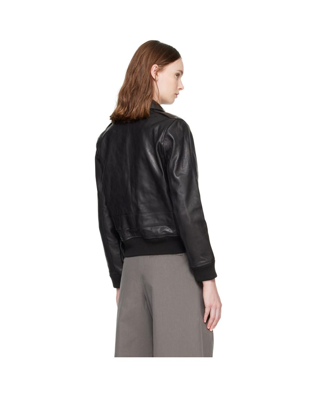 A.P.C. Black Gael Leather Jacket