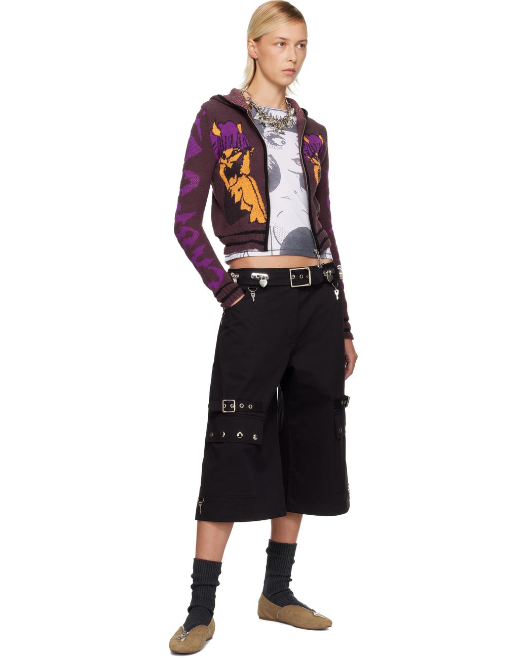 Chopova Lowena Tammie Jo Hoodie in Black | Lyst