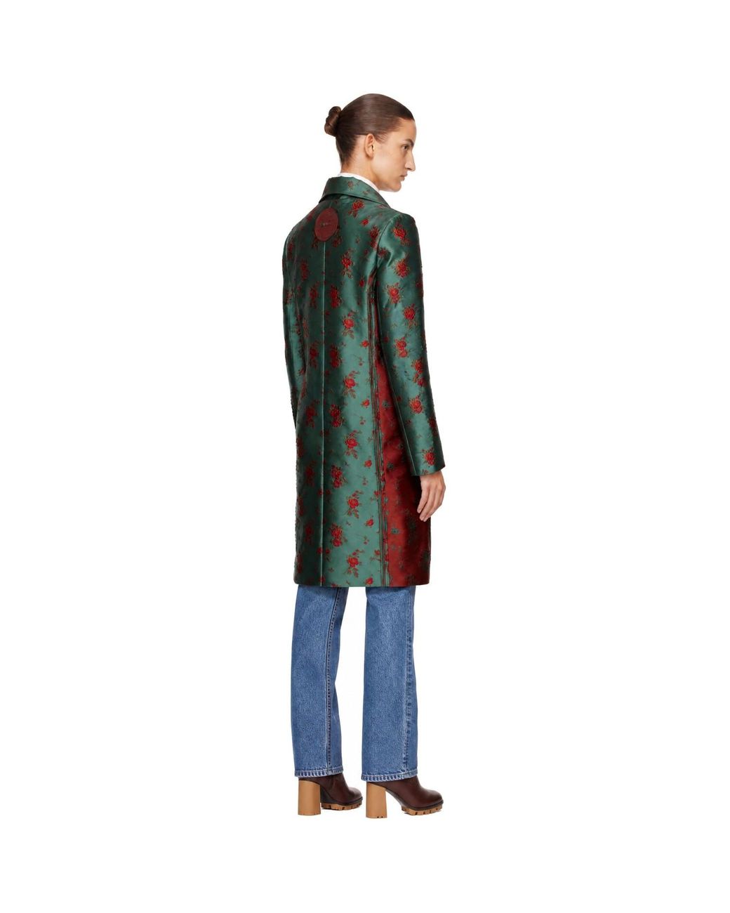 Edward Cuming Green Wallpaper Car Coat