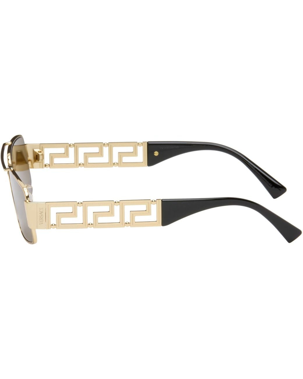 Versace Brown Greca Sunglasses for men