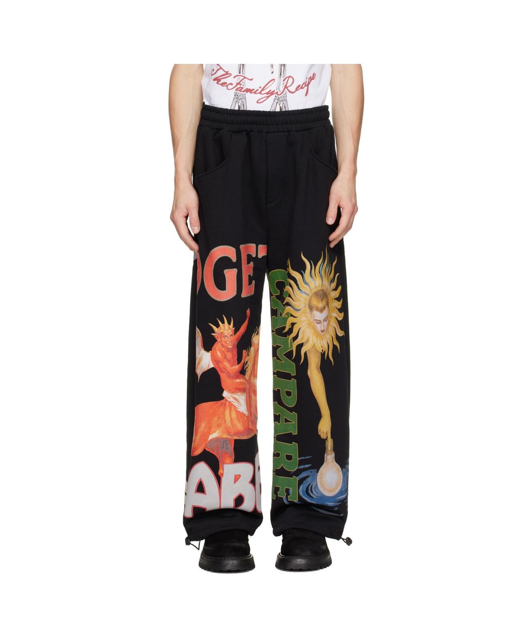 PDF Black Jojo Progetto Mirabella Sweatpants for men