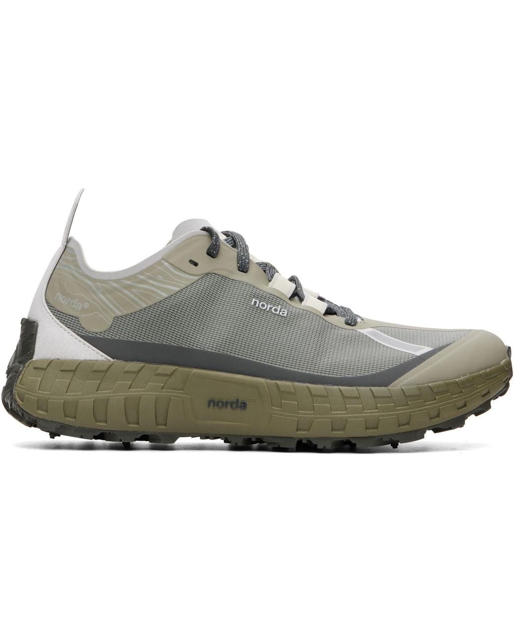 Norda Gray Khaki 001A Sneakers for men
