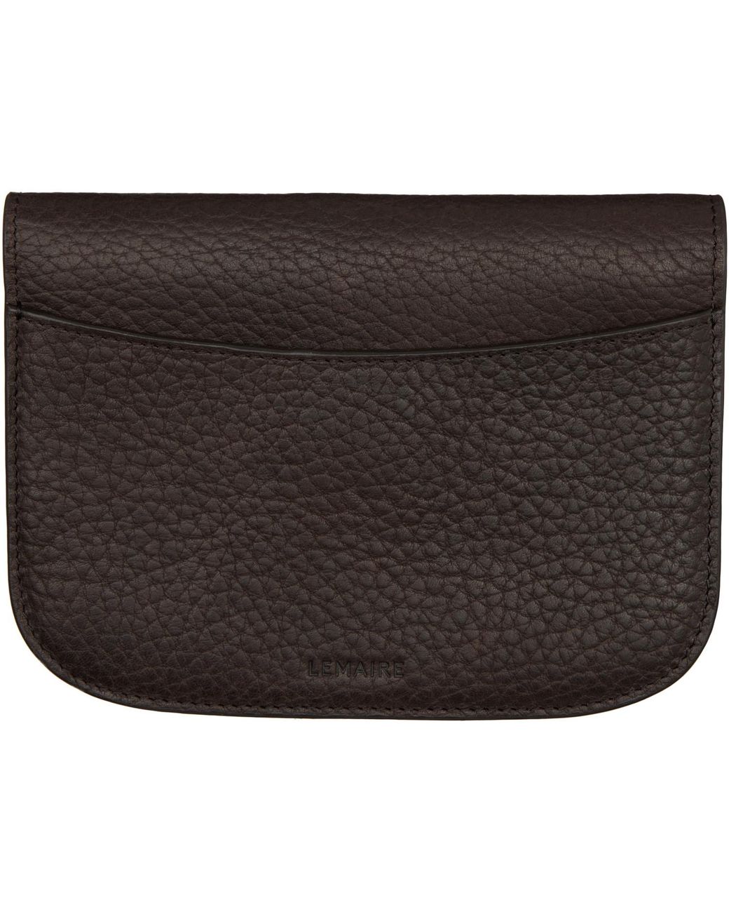 Lemaire Black Soft Tab Wallet for men