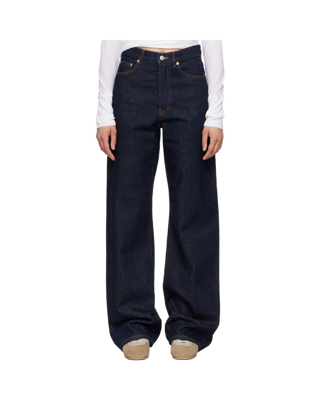 Dries Van Noten Blue Five-Pocket Jeans