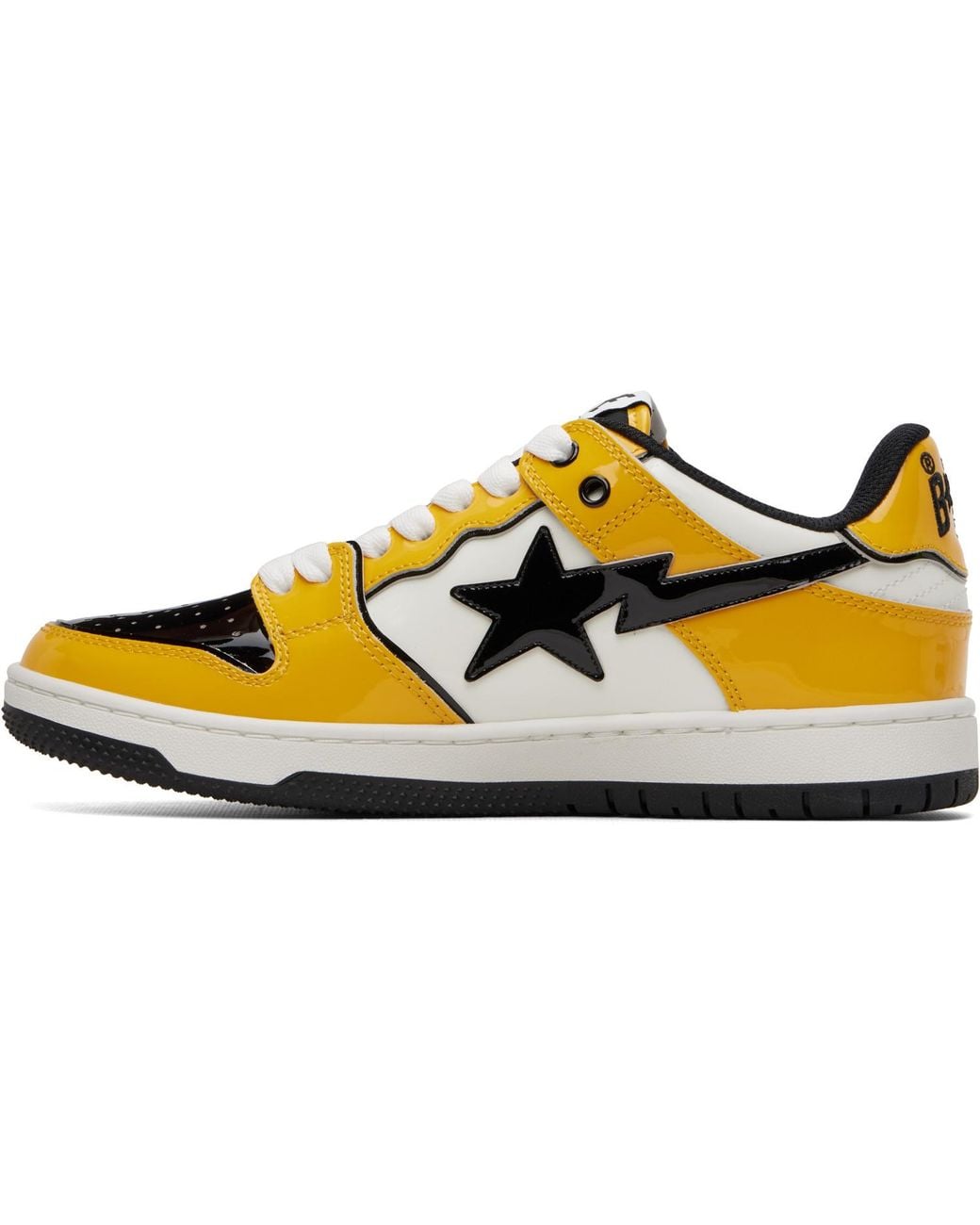 A Bathing Ape Yellow Sk8 Sta Icon #1 M2 Sneakers for men