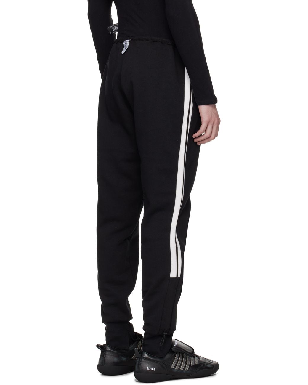 PROTOTYPES Black Toggle Track Pants for men