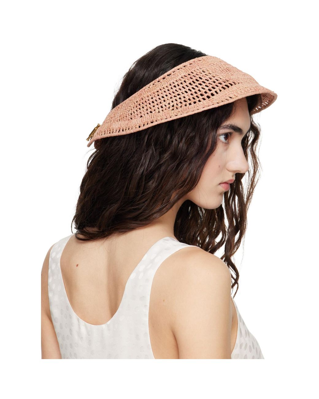 Chloé Multicolor 'The Raffia' Visor