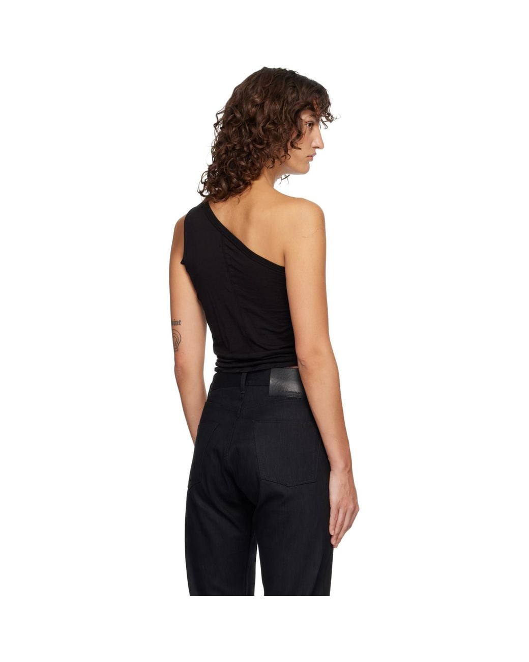 Rick Owens Black Temple Sl Ziggy Top
