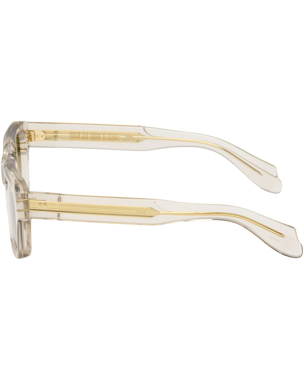 Cutler & Gross Natural 1432 Square Sunglasses for men
