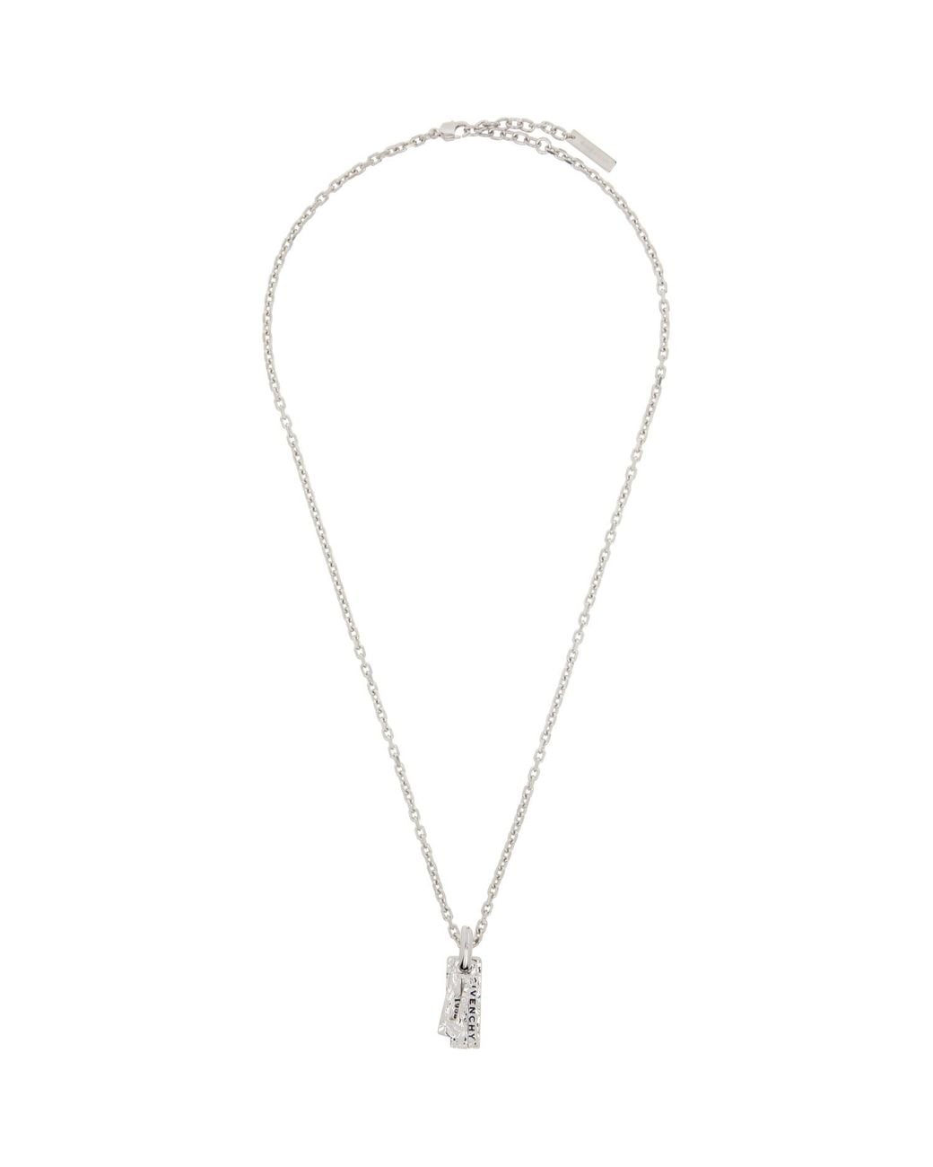 Givenchy Metallic Tape' Necklace for men
