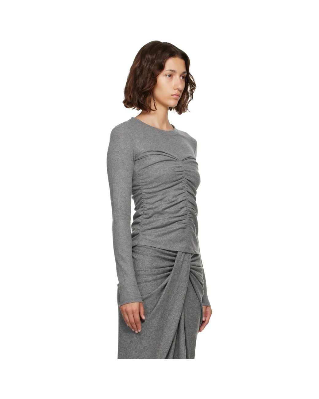Isabel Marant Gray Delesa Top