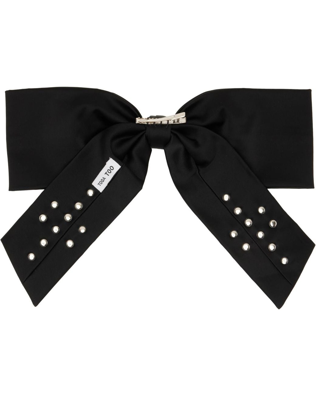 Toga Black Ribbon Hair Clip