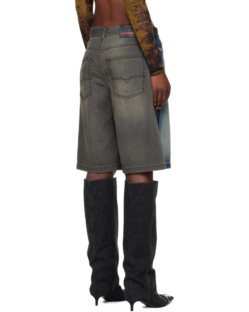 DIESEL Blue De-Sire-Short-S1 Denim Shorts