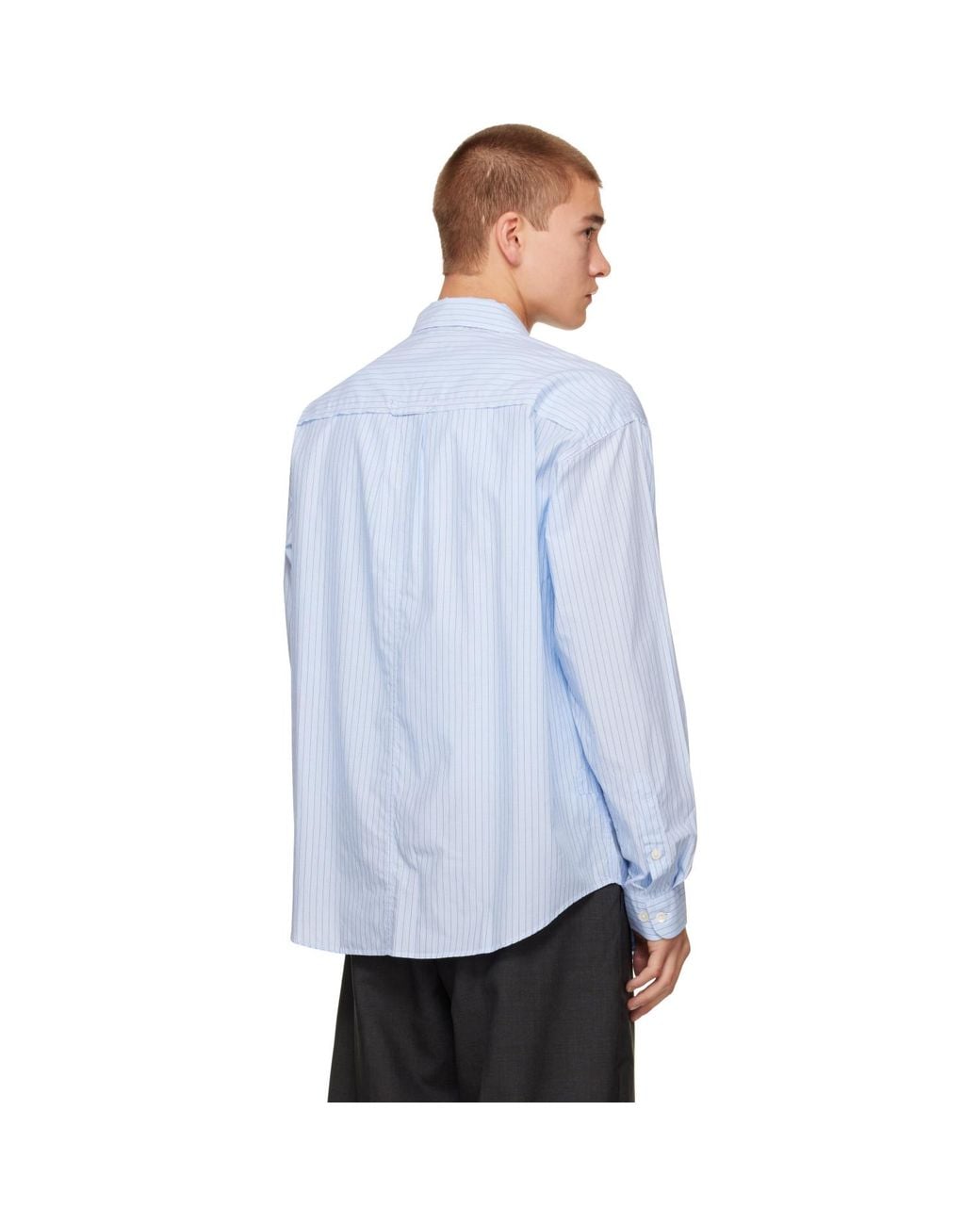 mfpen Blue Essay Shirt for men