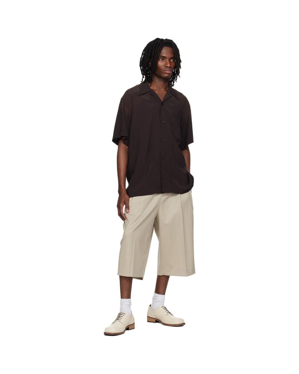 MMIC Black Burgundy Sundown Shirt for men