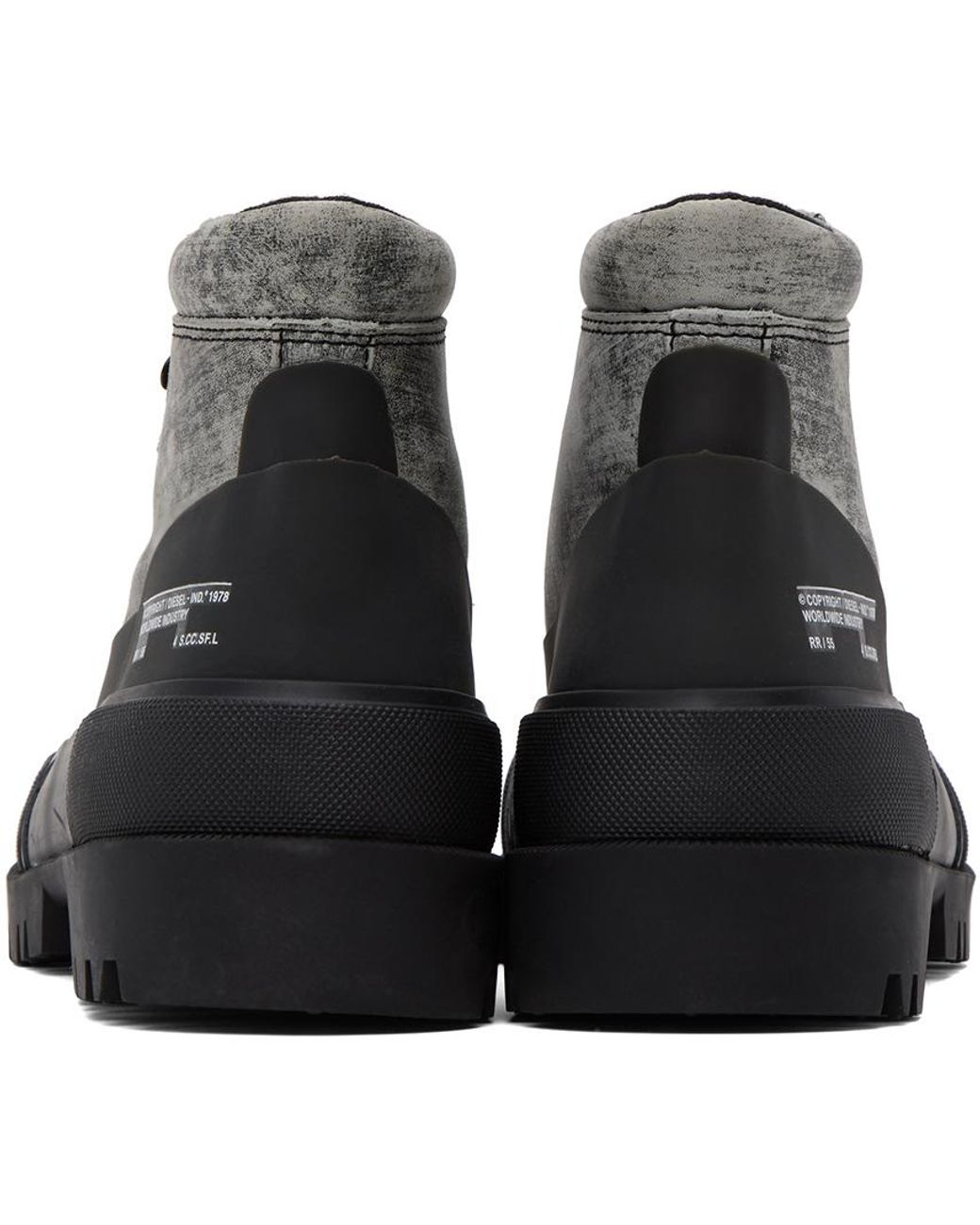 DIESEL D-Hiko Bt X Boots in Black for Men | Lyst