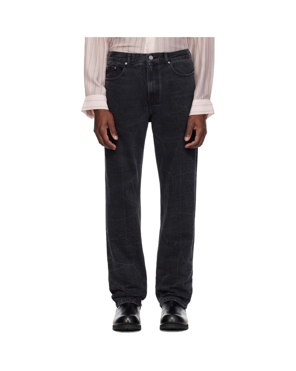 MMIC Black Roadie Jeans for men