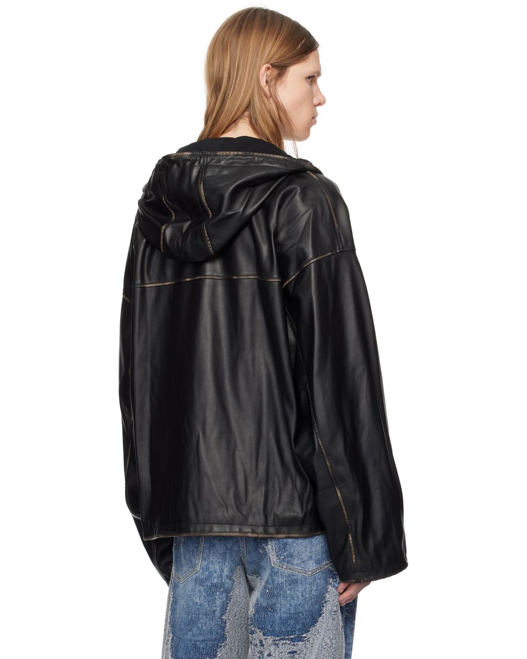 DIESEL J-Antilフェイクレザージップアップジャケット DIESEL｜メンズ ジップアップジャケット J-ANTIL | Rakuten Fashion