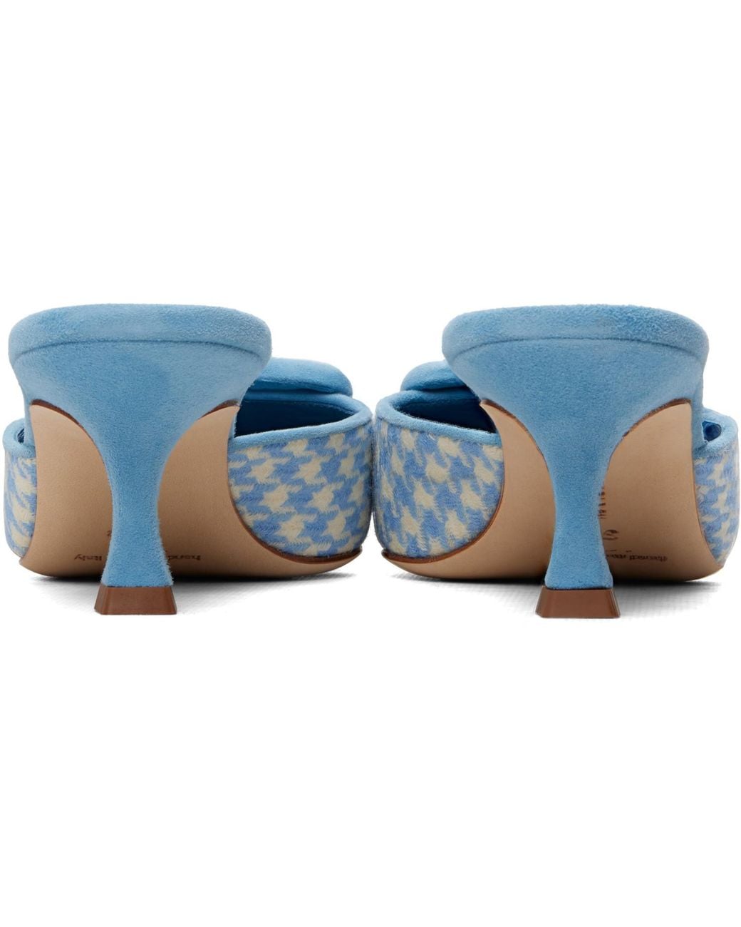 Manolo Blahnik Blue Maysalebi Heels