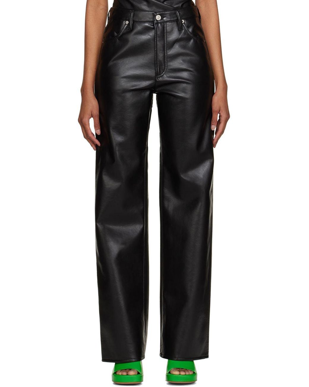 Citizens of Humanity Annina Leather Pants in Black | Lyst