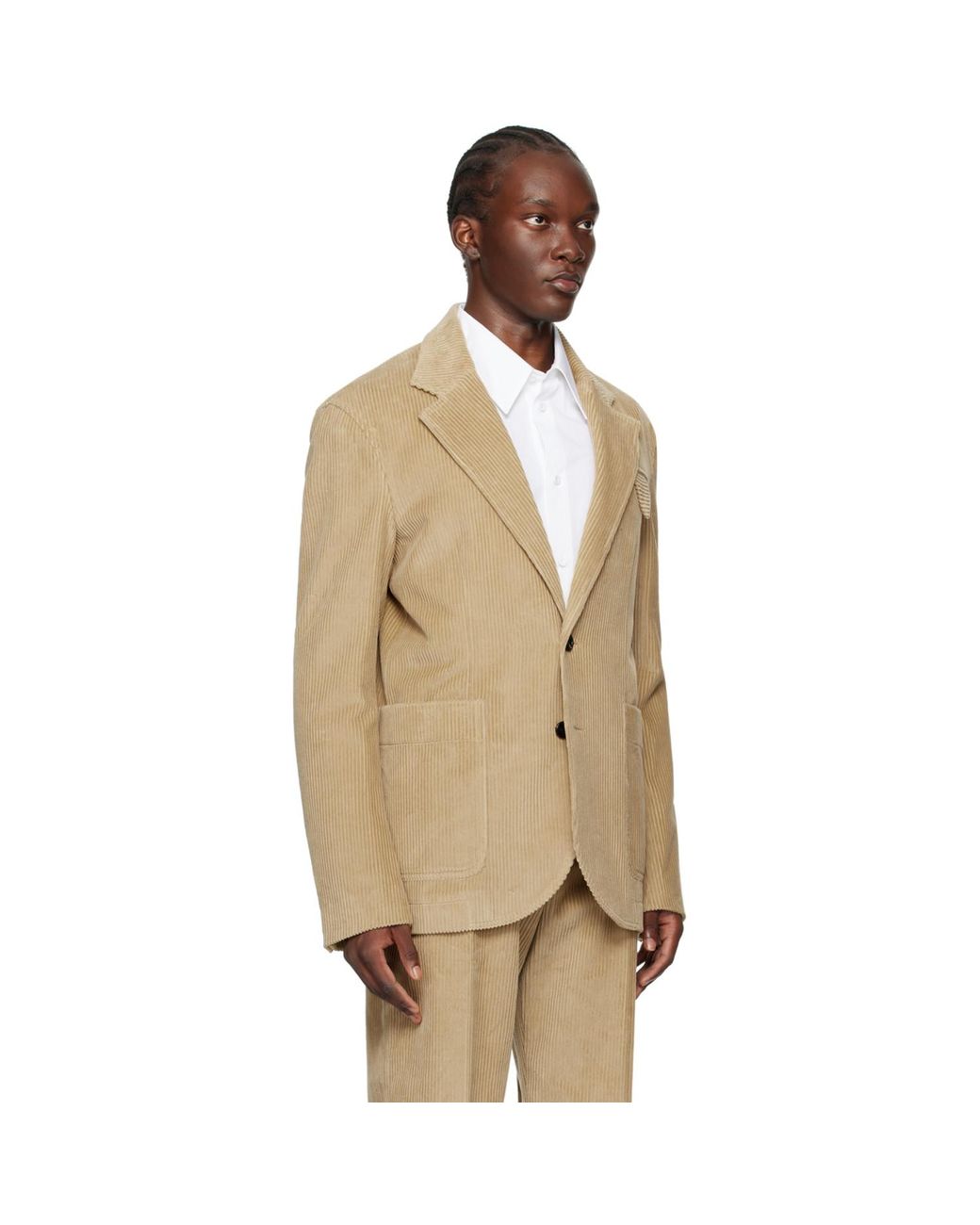 Bottega Veneta Natural Single-breasted Blazer for men